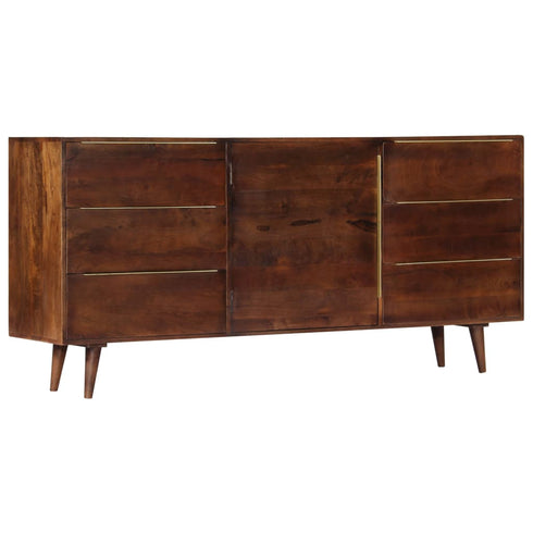 Swen Studio - Sideboard with 6 Drawers 175x40x82 cm Solid Mango Wood