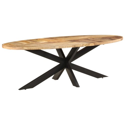Rustika Rowe - Dining Table 240x100x75 cm Rough Mango Wood