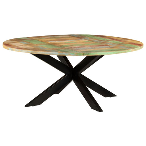 Rustika Rowe - Dining Table Round 175x75 cm Solid Reclaimed Wood