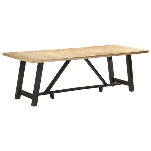 Rustika Rowe - Dining Table 240x100x76 cm Rough Mango Wood