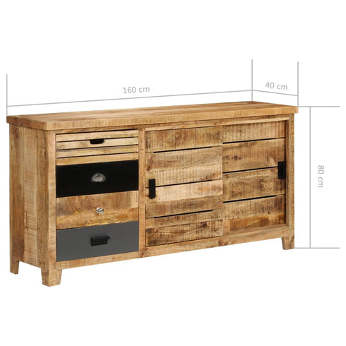 Rustika Rowe - Sideboard Solid Mango Wood 160x40x80 cm