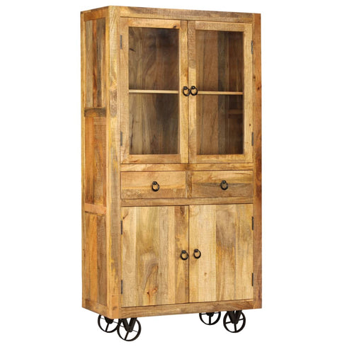 Rustika Rowe - Highboard Solid Mango Wood 95x45x185 cm