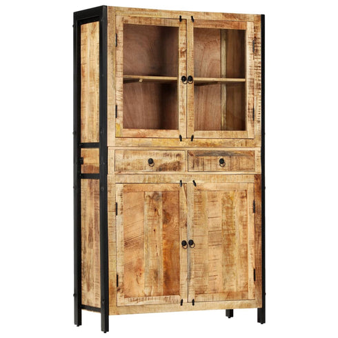 Rustika Rowe - Highboard 100x40x175 cm Solid Mango Wood