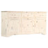 Rustika Rowe - Sideboard White 160x40x80 cm Solid Mango Wood