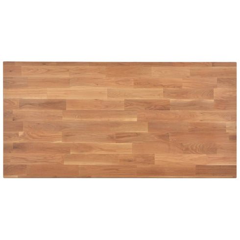 Maison Madeleine - 5 Piece Dining Set Solid Oak Wood