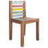 Rustika Rowe - Dining Chairs 6 pcs Solid Reclaimed Wood (326179+326180)