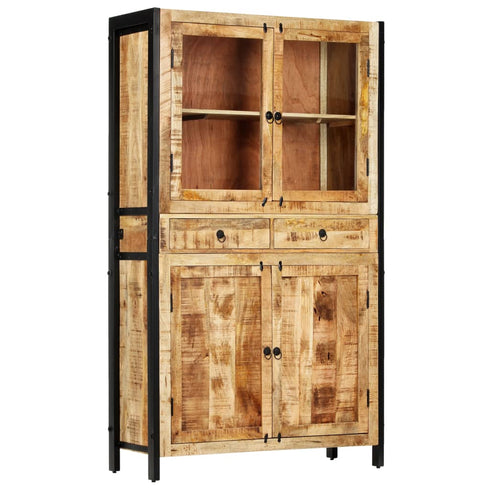 Rustika Rowe - Highboard 100x40x175 cm Solid Mango Wood