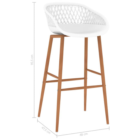 Swen Studio - 5 Piece Bar Set Black and White
