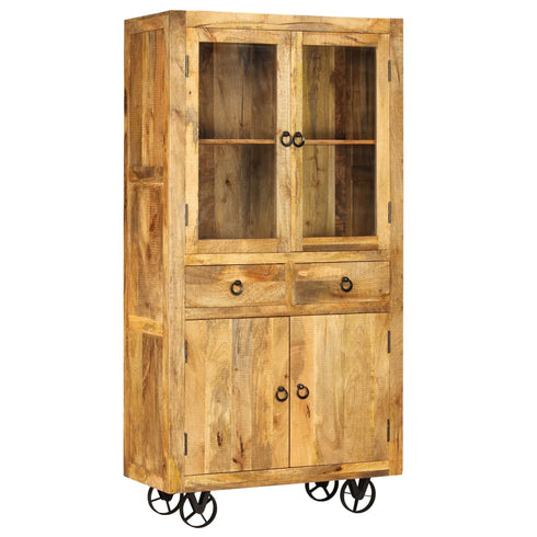 Rustika Rowe - Highboard Solid Mango Wood 95x45x185 cm