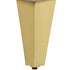 Rustika Rowe - Drawer Cabinet Solid Mango Wood Grey with Brass 140x40x80 cm