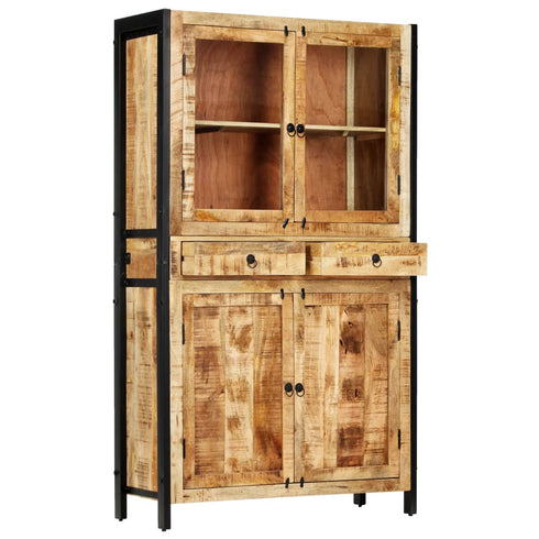 Rustika Rowe - Highboard 100x40x175 cm Solid Mango Wood