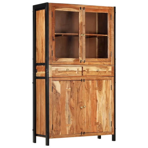 Rustika Rowe - Highboard 100x40x175 cm Solid Acacia Wood