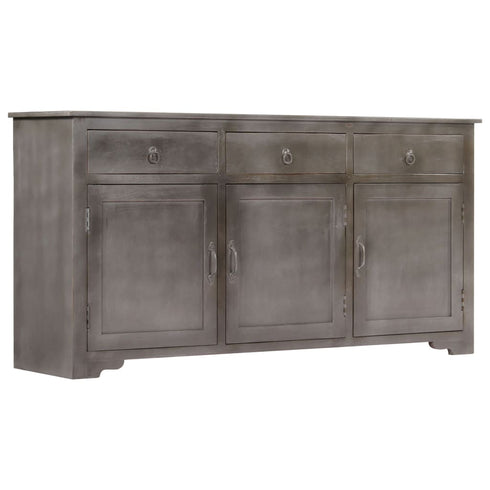Rustika Rowe - Sideboard Grey 160x40x80 cm Solid Mango Wood