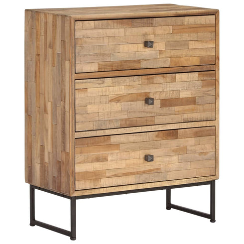 Rustika Rowe - Sideboard Set 3 Pieces Reclaimed Teak Wood