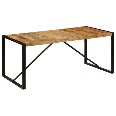 Rustika Rowe - Dining Table Solid Rough Mango Wood 180 cm
