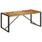 Rustika Rowe - Dining Table Solid Rough Mango Wood 180 cm
