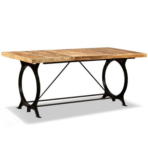Rustika Rowe - Dining Table Solid Rough Mango Wood 180 cm