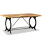 Rustika Rowe - Dining Table Solid Rough Mango Wood 180 cm
