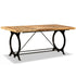 Rustika Rowe - Dining Table Solid Rough Mango Wood 180 cm