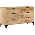 Rustika Rowe - Drawer Cabinet Solid Mango Wood 140x45x80 cm