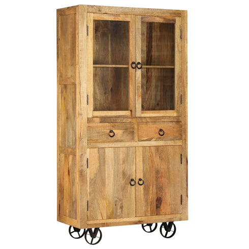 Rustika Rowe - Highboard Solid Mango Wood 95x45x185 cm