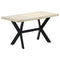 Rustika Rowe - Dining Table 140x70x75 cm Solid Bleached Mango Wood