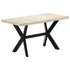 Rustika Rowe - Dining Table 140x70x75 cm Solid Bleached Mango Wood