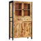 Rustika Rowe - Highboard 100x40x175 cm Solid Mango Wood