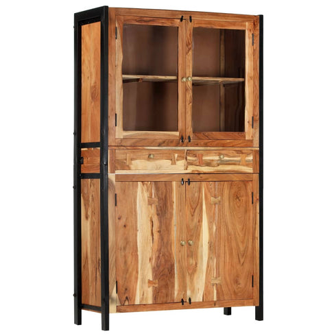 Rustika Rowe - Highboard 100x40x175 cm Solid Acacia Wood