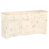 Rustika Rowe - Sideboard White 160x40x80 cm Solid Mango Wood