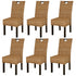 Swen Studio - Dining Chair 6 pcs Kubu Rattan Mango Wood