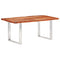 Rustika Rowe - Dining Table with Live Edges Solid Acacia Wood 200 cm 6 cm
