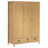 Maison Madeleine - 3Door Wardrobe "Hill Range" 127x50x170 cm Solid Pine Wood
