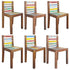 Rustika Rowe - Dining Chairs 6 pcs Solid Reclaimed Wood (326179+326180)