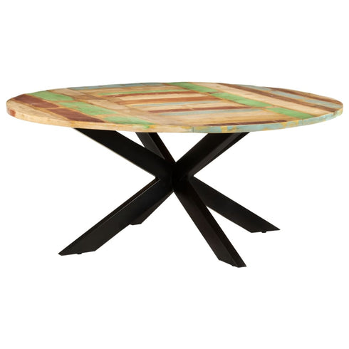 Rustika Rowe - Dining Table Round 175x75 cm Solid Reclaimed Wood