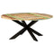 Rustika Rowe - Dining Table Round 175x75 cm Solid Reclaimed Wood