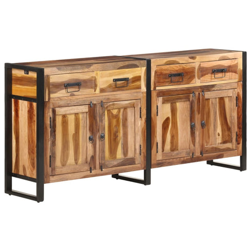 Rustika Rowe - Sideboard 172x35x80 cm Solid Acacia Wood with Sheesham Finish