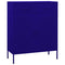 Lady Jillian - Storage Cabinet Navy Blue 80x35x101,5 cm Steel - Model 2