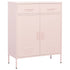 Lady Jillian - Storage Cabinet Pink 80x35x101,5 cm Steel - Model 2