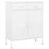 Lady Jillian - Storage Cabinet White 80x35x101,5 cm Steel - Model 2