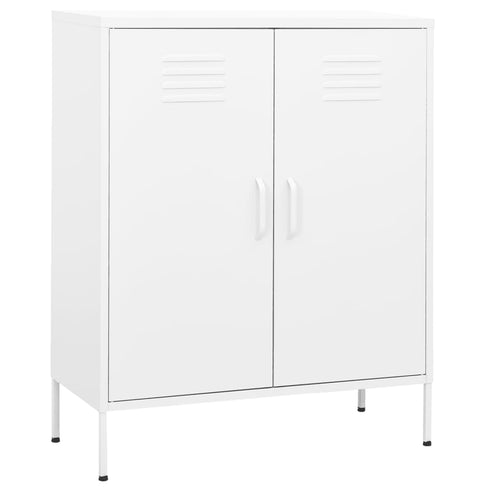 Lady Jillian - Storage Cabinet White 80x35x101,5 cm Steel - Model 3