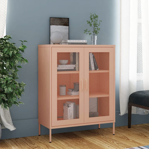 Lady Jillian - Storage Cabinet Pink 80x35x101,5 cm Steel - Model 4