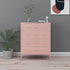 Lady Jillian - Chest of Drawers Pink 80x35x101,5 cm Steel