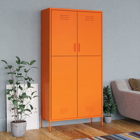Lady Jillian - Wardrobe Orange 90x50x180 cm Steel