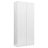 Swen Studio - Storage Cabinet High Gloss White 80x35.5x180 cm Chipboard