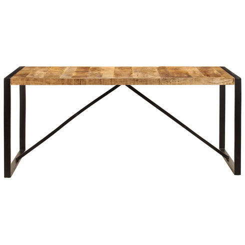 Rustika Rowe - Dining Table Solid Rough Mango Wood 180 cm