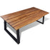 Rustika Rowe - Dining Table Solid Acacia Wood 200x90 cm