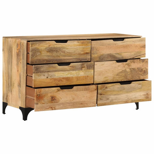 Rustika Rowe - Drawer Cabinet Solid Mango Wood 140x45x80 cm