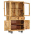 Rustika Rowe - Highboard Solid Mango Wood 95x45x185 cm