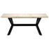 Rustika Rowe - Dining Table White 180x90x75 cm Solid Mango Wood